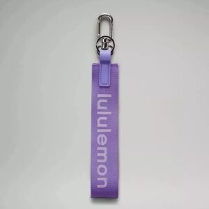 Lululemon Never Lost Dark Lavender Keychain NWOT